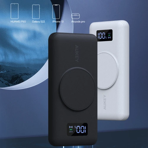 Powerbank Aukey PB-WL02I 10000mAh USB-C Lightning MagAir