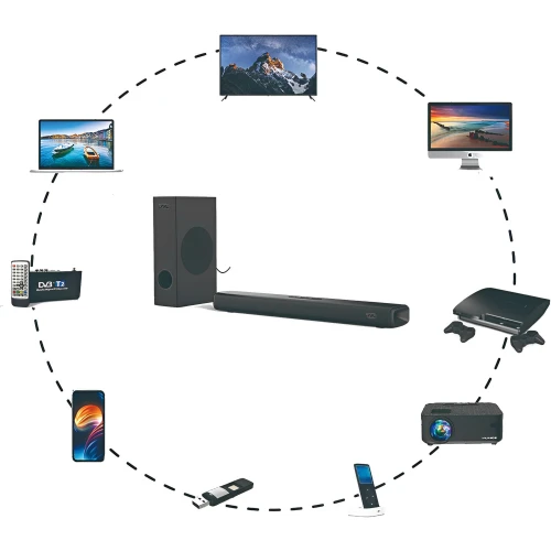 Głośnik Soundbar MOZOS Theater 2.1 BT z subwooferem