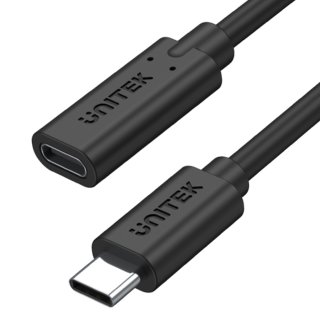 Przedłużacz USB-C Unitek 10Gbps 4K, PD 100W - 0,5 m