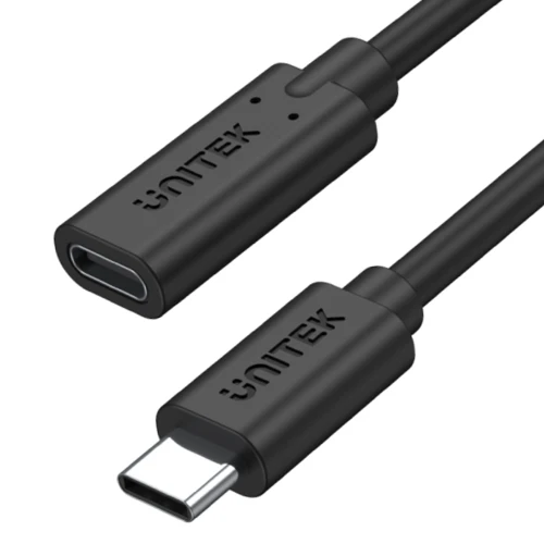 Przedłużacz USB-C Unitek 10Gbps 4K, PD 100W - 1,5m
