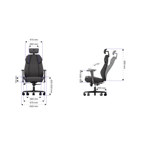 Fotel ENDORFY Meta Red