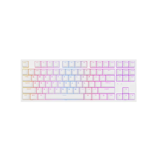 Klawiatura Genesis Thor 404 TKL RGB Gateron Yellow Pro Hot-Swap White