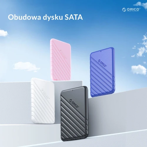 Obudowa na dysk Orico 2,5" USB-C 3.1 6Gbps czarna