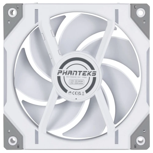 Wentylator Phanteks D30 120mm PWM D-RGB White 3-pack