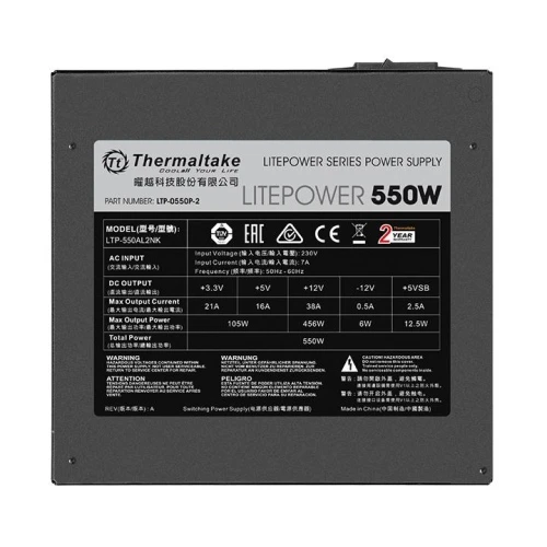 Zasilacz Thermaltake Litepower II Black 550W