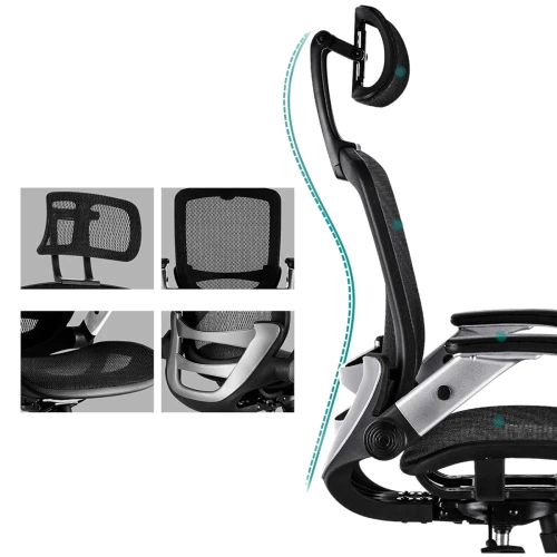 Ergonomiczny fotel biurowy MOZOS ERGO-C