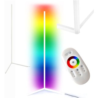 Lampa LED RGB MOZOS Narożna Biała