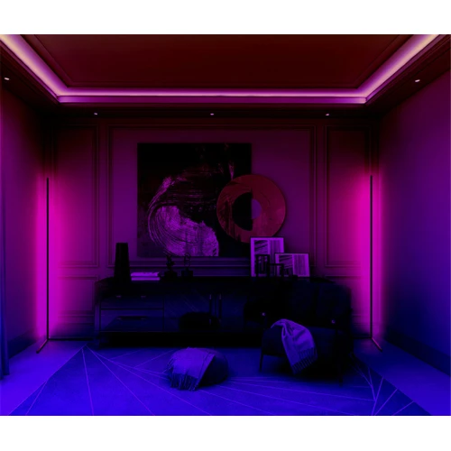 Lampa LED RGB MOZOS Narożna Biała