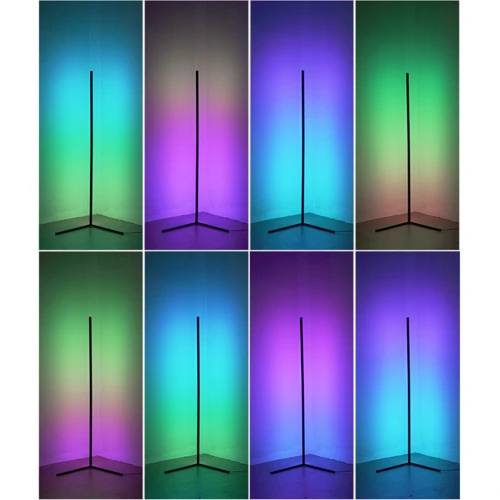 Lampa LED RGB MOZOS Narożna Biała