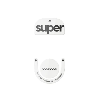 Ślizgacze Superglide 2 do Logitech G Pro X Superlight 2 / Superstrike Szklane - White