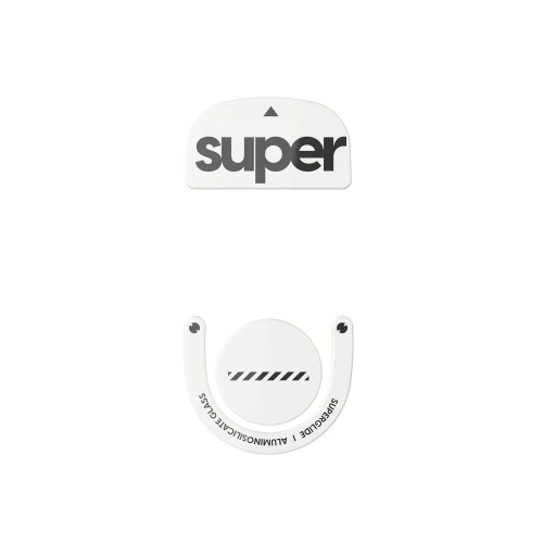 Ślizgacze Superglide 2 do Logitech G Pro X Superlight 2 / Superstrike Szklane - White