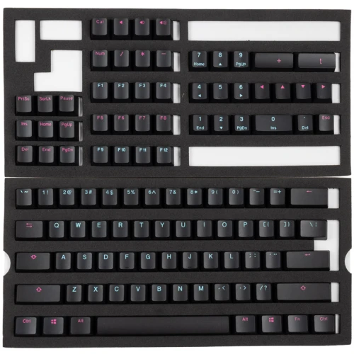 Keycapy Ducky Midnight PBT Double-Shot Keycap Set, US Layout