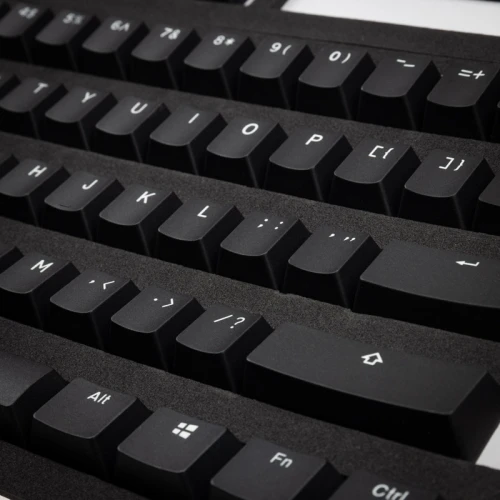 Keycapy Ducky Phantom Black PBT Double-Shot Keycap Set, US Layout - 108 keys