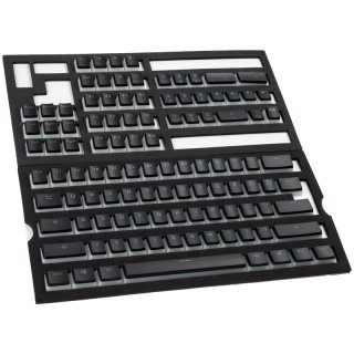 Keycapy Ducky Pudding PBT Double-Shot Keycap Set, schwarz - ANSI Layout (US)