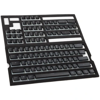 Keycapy Ducky Pudding PBT Double-Shot Keycap Set, schwarz - ANSI Layout (US)