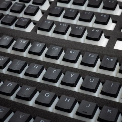 Keycapy Ducky Pudding PBT Double-Shot Keycap Set, schwarz - ANSI Layout (US)
