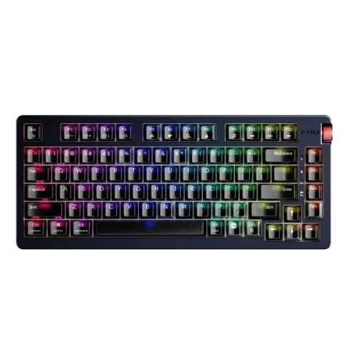 Klawiatura mechaniczna FiiO KB3 RGB HiFi DAC Gateron G Pro 3.0 Yellow