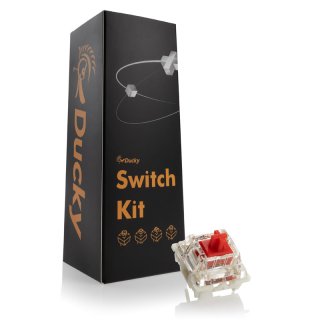 Przełączniki mechaniczne Ducky Gateron G Pro Red - 110szt