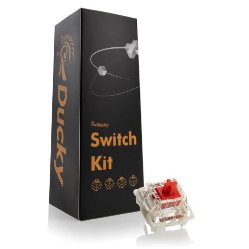 Przełączniki mechaniczne Ducky Gateron G Pro Red - 110szt