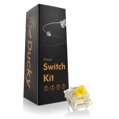 Przełączniki mechaniczne Ducky Gateron G Pro Yellow - 110szt