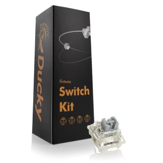 Przełączniki mechaniczne Ducky Gateron G Pro Silver - 110szt