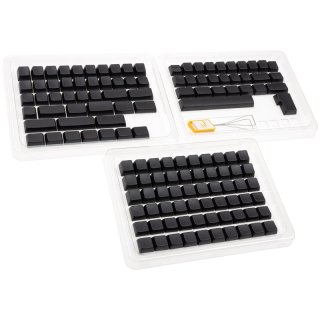 Keycapy Ducky Blank Black PBT Set, MDA-Profil - 133szt