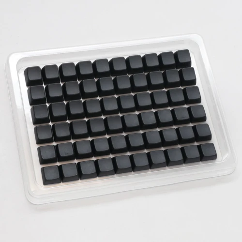 Keycapy Ducky Blank Black PBT Set, MDA-Profil - 133szt