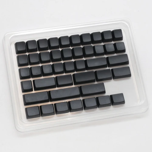 Keycapy Ducky Blank Black PBT Set, MDA-Profil - 133szt