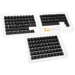 Keycapy Ducky Blank Black PBT Set, Cherry-Profil - 133szt