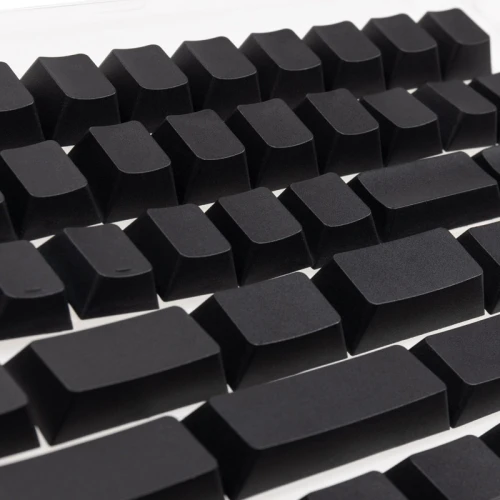 Keycapy Ducky Blank Black PBT Set, Cherry-Profil - 133szt