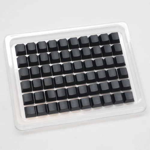 Keycapy Ducky Blank Black PBT Set, Cherry-Profil - 133szt