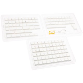 Keycapy Ducky Blank White PBT Set, MDA-Profil - 133szt