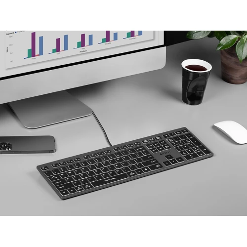 Klawiatura A4TECH FSTYLER FX60H White LED