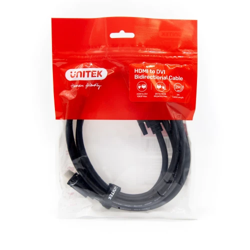 Kabel Unitek Adapter HDMI do DVI kabel 2m