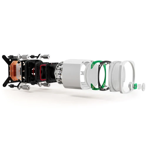 Chłodzenie wodne AiO EK Water Blocks EK-Nucleus CR360 Lux D-RGB White 360mm