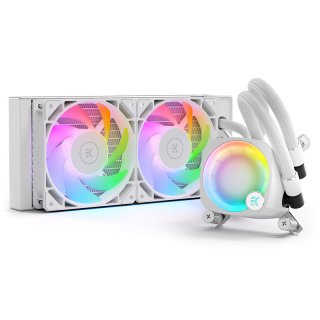 Chłodzenie wodne AiO EK Water Blocks EK-Nucleus CR240 Lux D-RGB White 240mm
