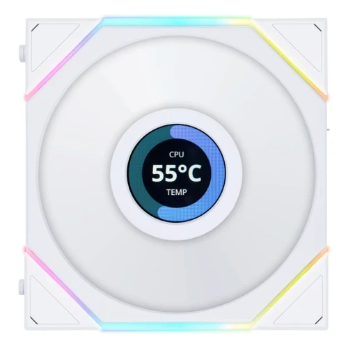 Wentylator Lian Li Uni FAN TL LCD Reverse Blade White – 120mm