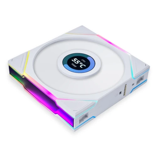 Wentylator Lian Li Uni FAN TL LCD Reverse Blade White – 120mm
