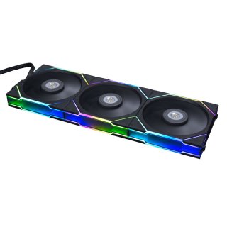 Wentylator Lian Li Uni FAN TL Reverse Blade Black z kontrolerem – 120mm 3-pack