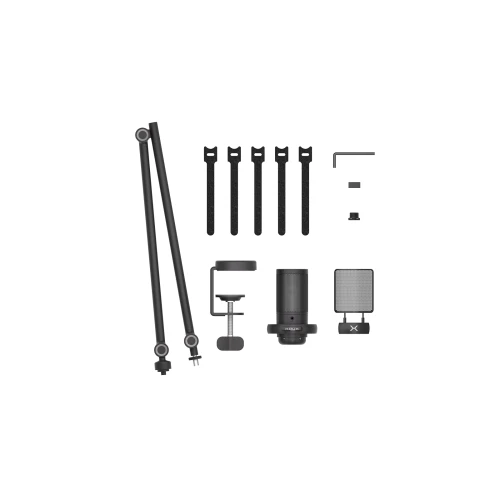 Zestaw Krux Epic 1000 USB Mikrofon, Statyw, Pop-Filtr, Koszyk