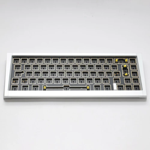 Klawiatura Ducky Outlaw 65, Barebone - srebrna (ANSI)