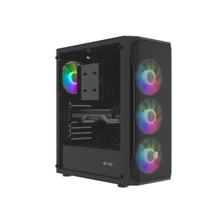 Obudowa Fury Shobo SH4F RGB Tempered Glass