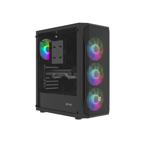 Obudowa Fury Shobo SH4F RGB Tempered Glass