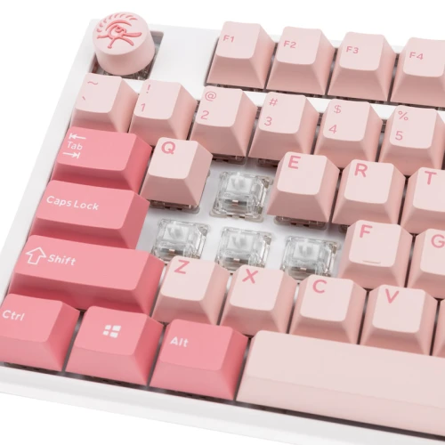 Klawiatura One 3 Gossamer Pink MX-Ergo-Clear (US)