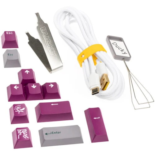 Klawiatura Ducky One 3 Mist Grey SF RGB - MX-Silent-Red (US)