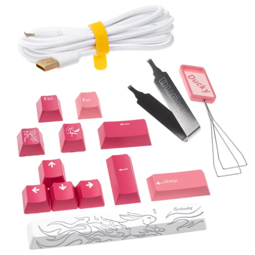 Klawiatura Ducky One 3 Gossamer TKL Pink - MX-Speed-Silver (US)