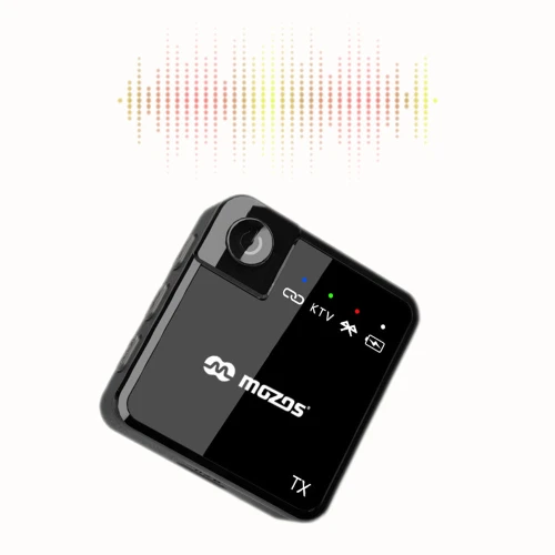Mikrofon MOZOS MX1 Dual Podwójny Mikroport Bezprzewodowy 2.4GHz
