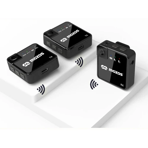 Mikrofon MOZOS MX1 Dual Podwójny Mikroport Bezprzewodowy 2.4GHz