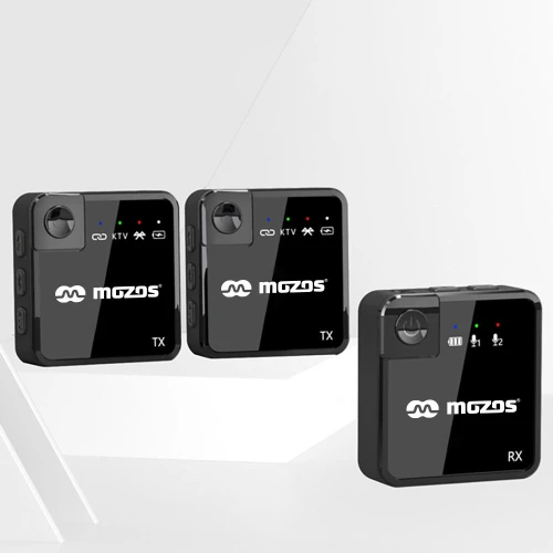 Mikrofon MOZOS MX1 Dual Podwójny Mikroport Bezprzewodowy 2.4GHz