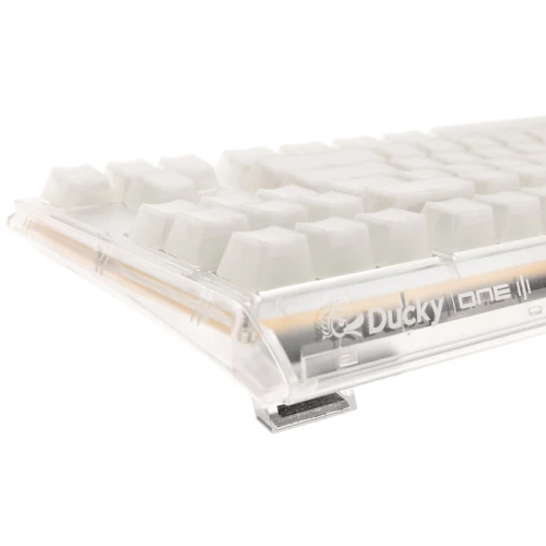 Ducky One 3 Aura White TKL Gaming Tastatur, RGB LED - MX-Brown (US)